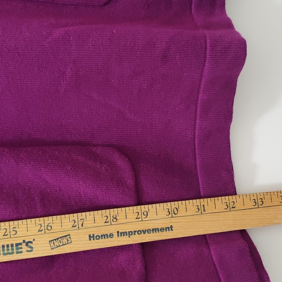 Soft and Comfortable Womens 3/4 Sleeve Mediumweight Denim & Co Tunic Sweater - Picture 7 of 9